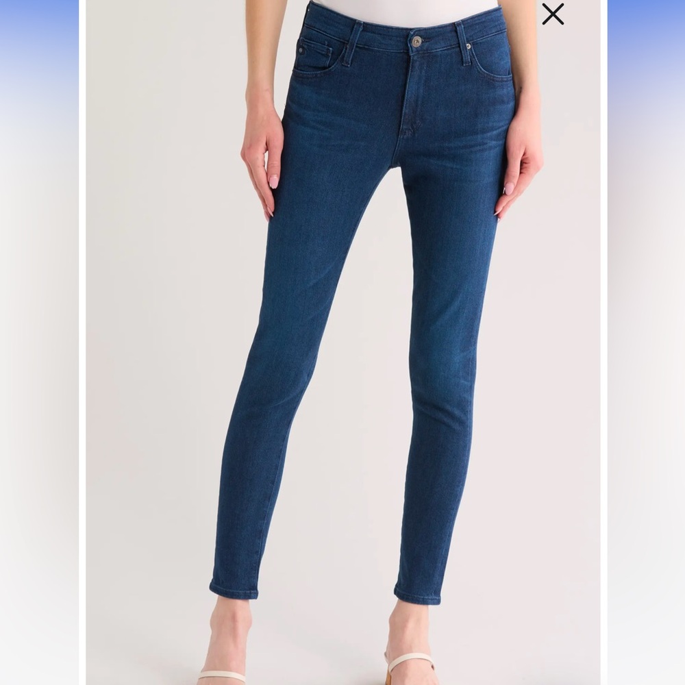 AG Adriano Goldschmied Blue Skinny Jeans